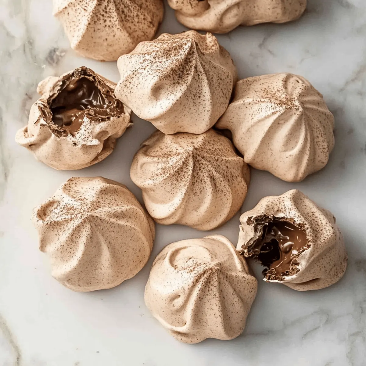 Irresistible Chocolate Meringue Cookies with Chewy Centers 1 Chocolate Meringue Cookies gknuiq