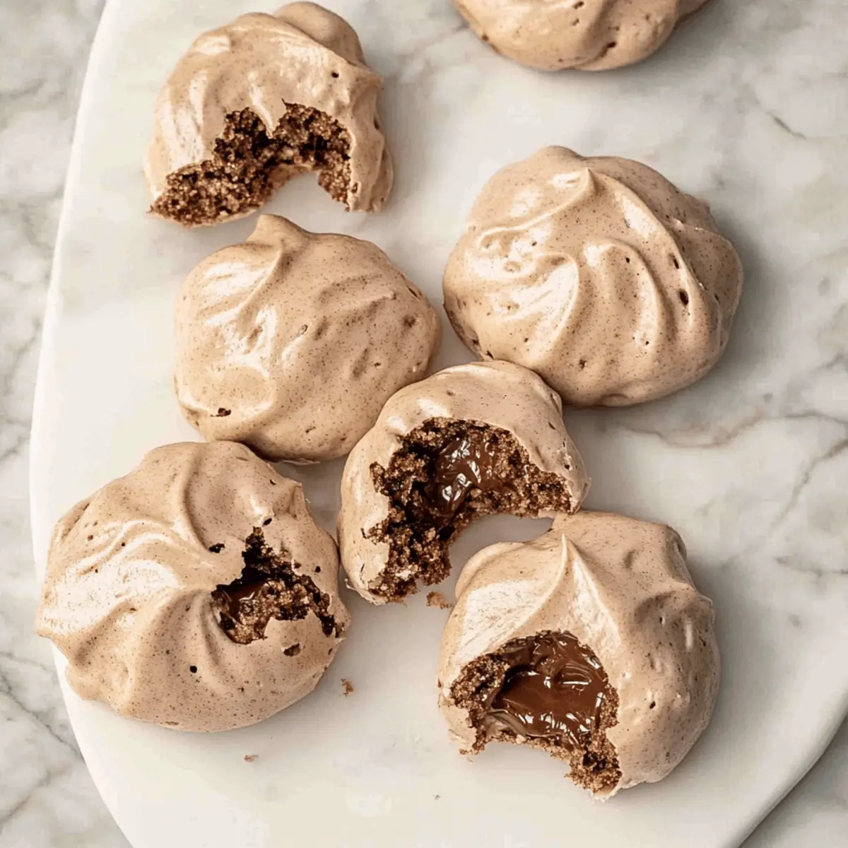 Irresistible Chocolate Meringue Cookies with Chewy Centers 2 Chocolate Meringue Cookies mgaemr