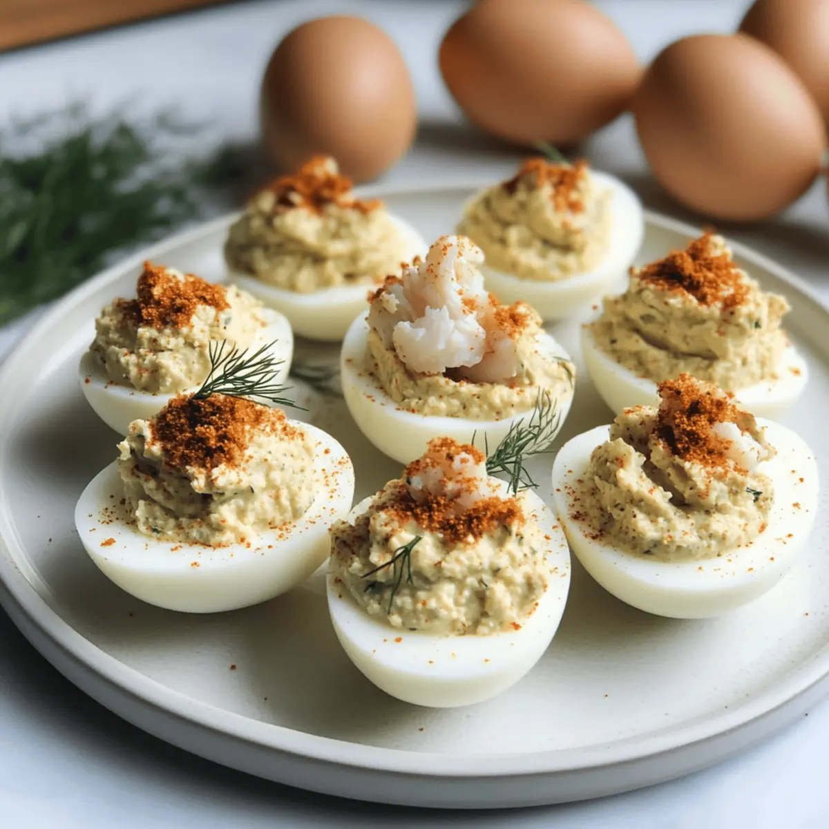 Crab Deviled Eggs c023wk