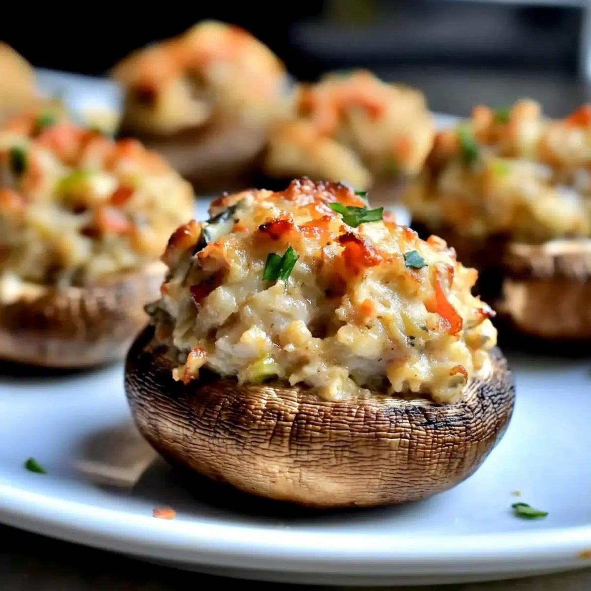 Crab Stuffed Mushrooms boqapk