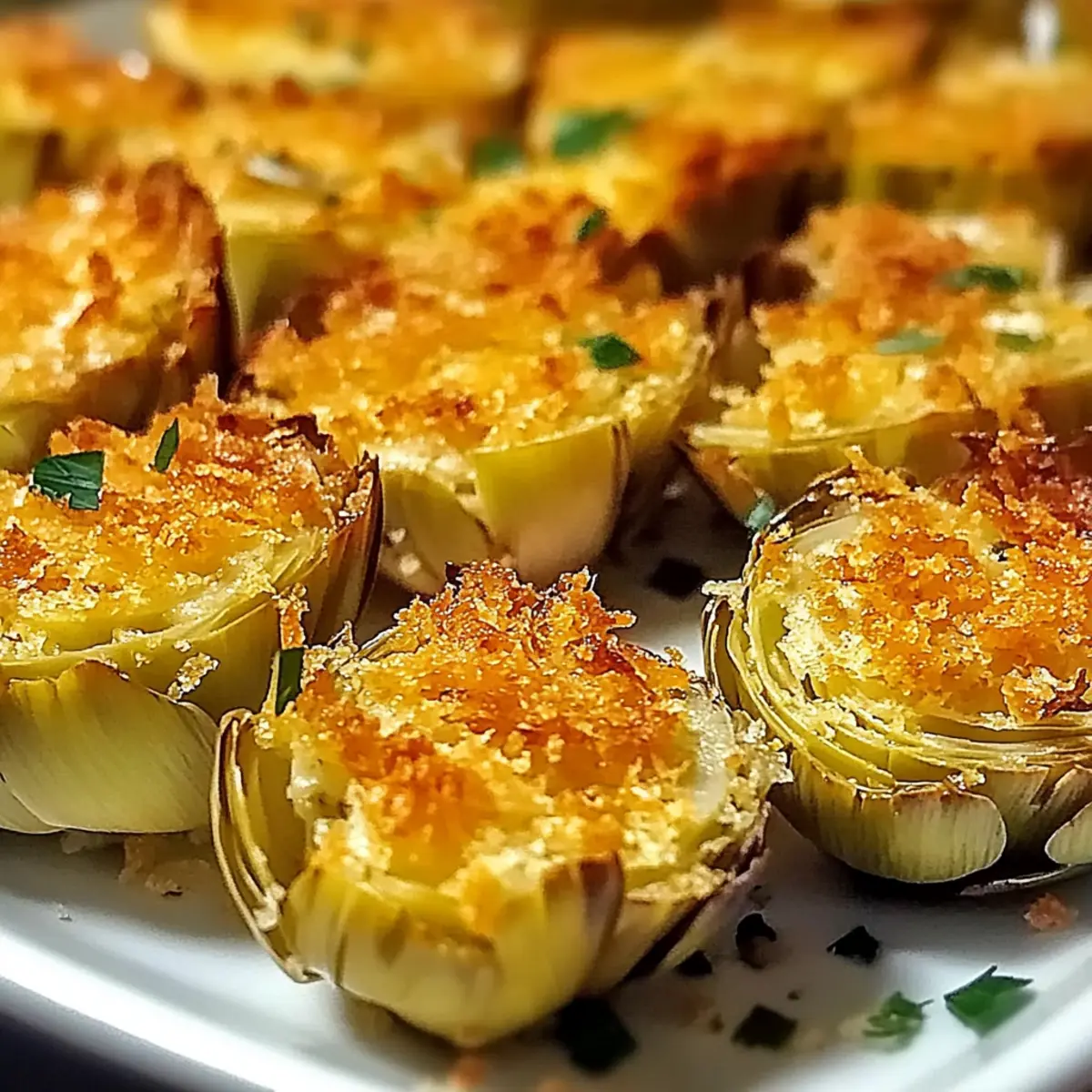 Crispy Parmesan Artichoke Hearts eaote8