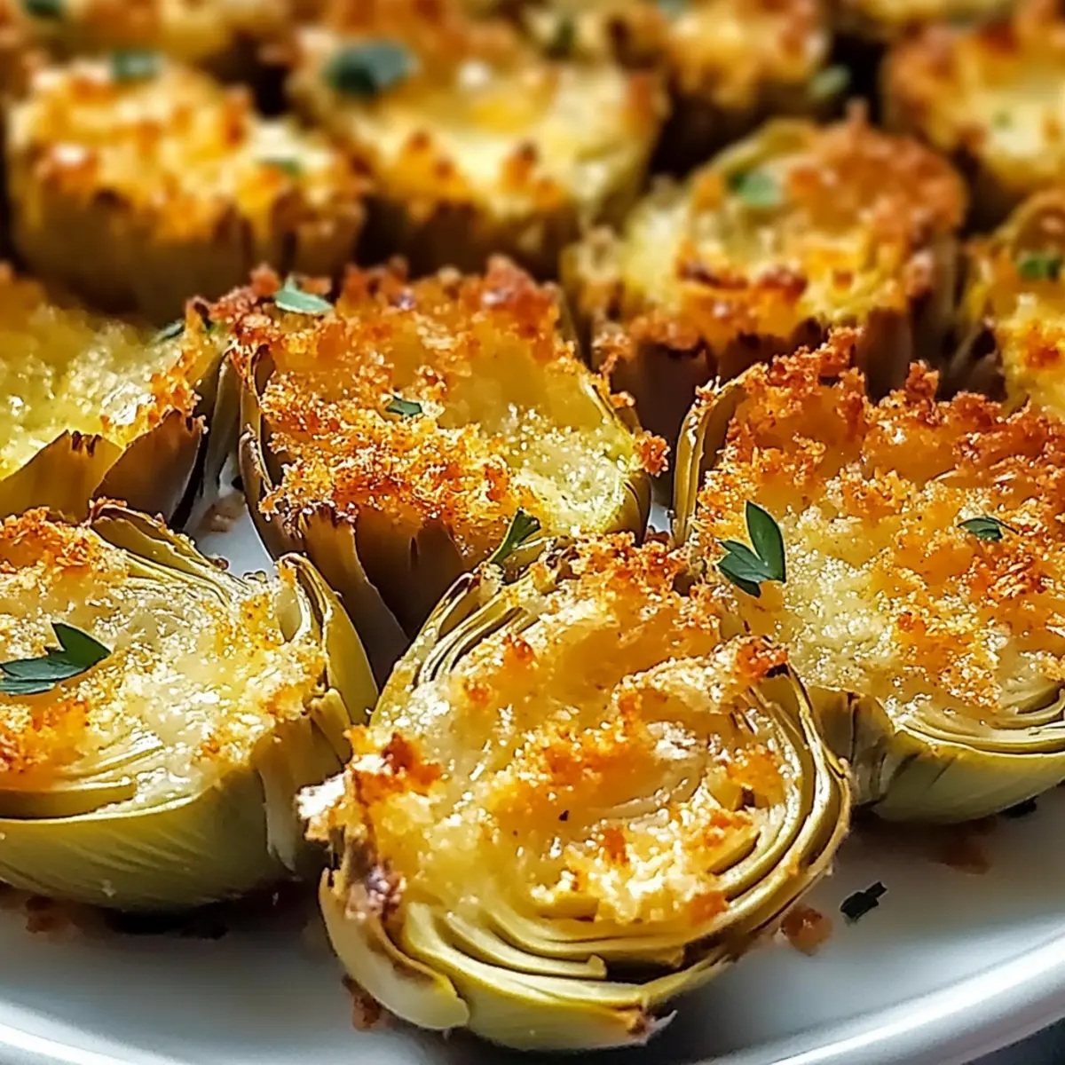 Crispy Parmesan Artichoke Hearts zgfntl