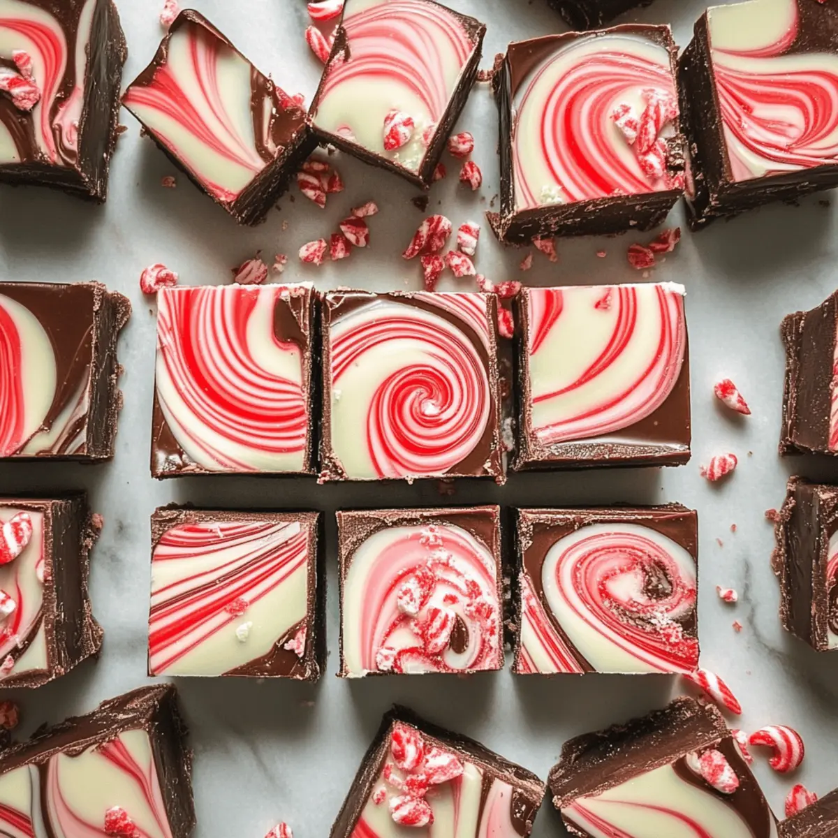 Peppermint Swirl Fudge joth21