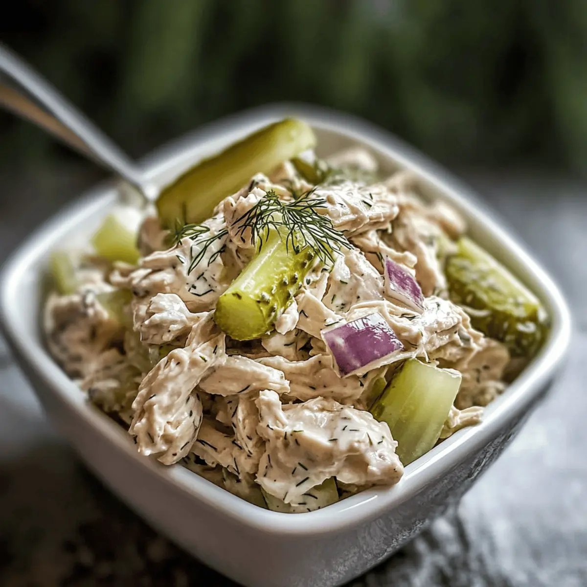 Savory Dill Pickle Chicken Salad: A Refreshing Twist for Lunch 4 Savory Dill Pickle Chicken Salad