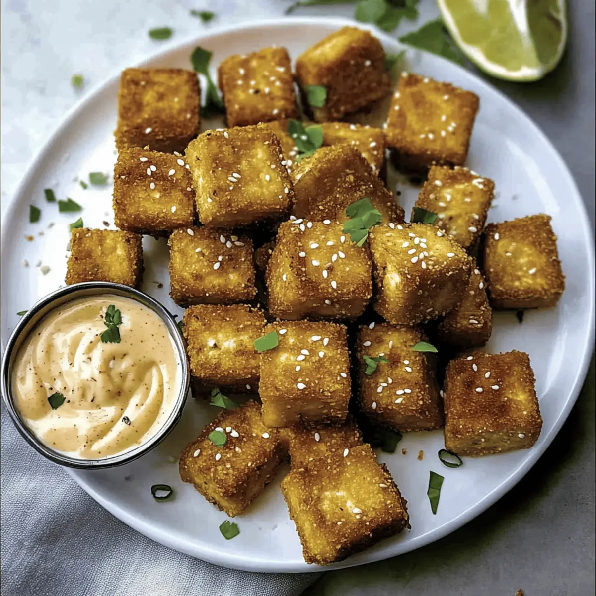 Super Crispy Fried Silken Tofu tayqdr