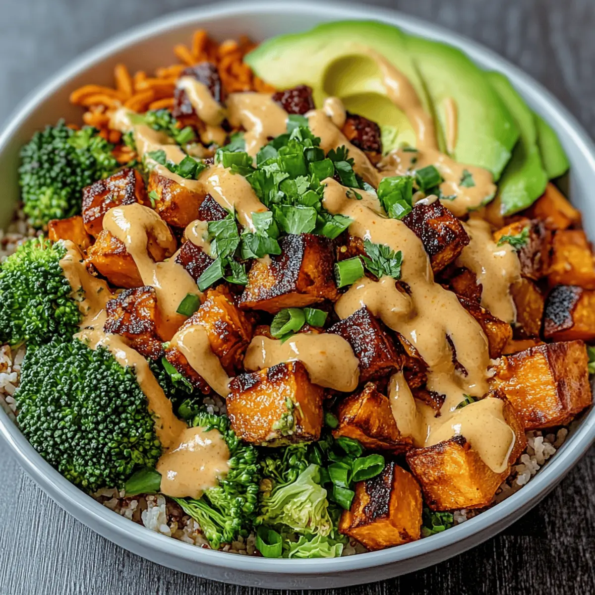 Thai Peanut Sweet Potato Buddha Bowl fa24wg