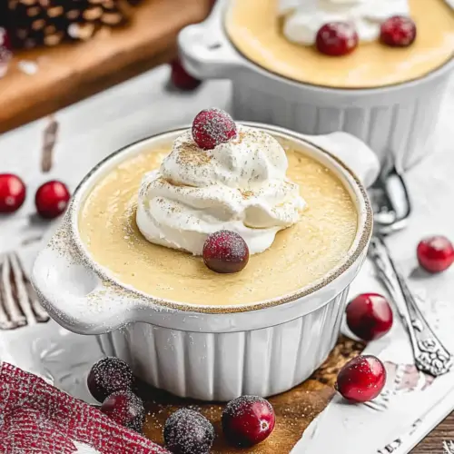 Eggnog Pudding