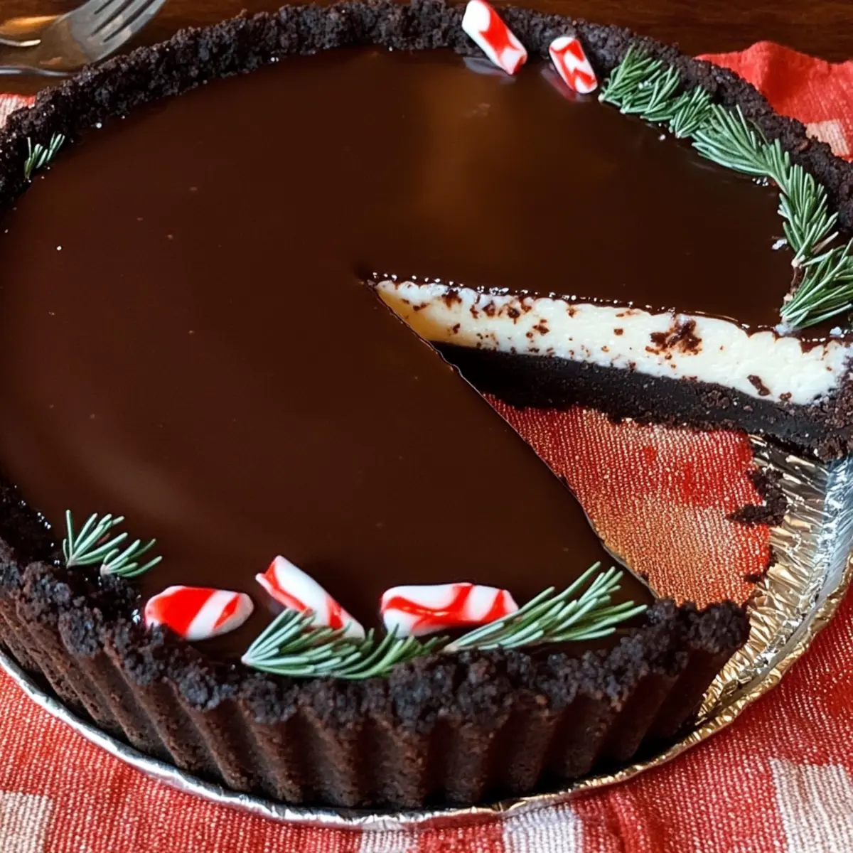 Indulge in Dark Chocolate Peppermint Mousse Tart Bliss 4 Dark Chocolate Peppermint Mousse Tart