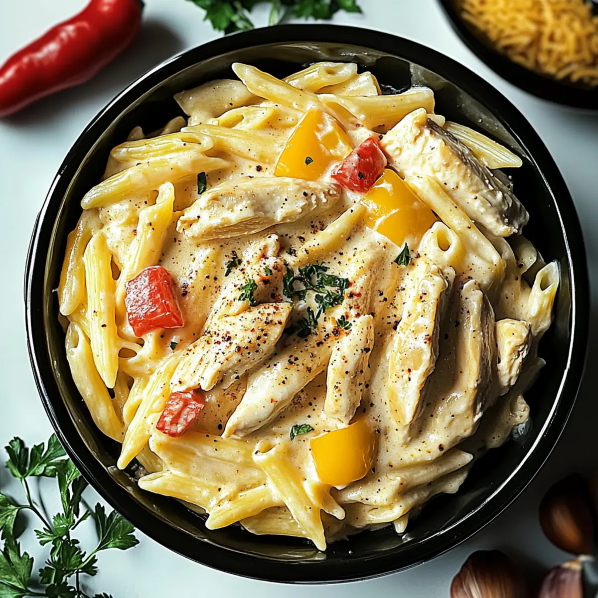 Crock Pot Creamy Cajun Chicken Pasta