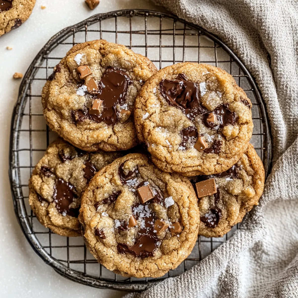 Irresistibly Chewy Browned Butter Toffee Chocolate Chip Cookies 4 Browned Butter Toffee Chocolate Chip Cookies