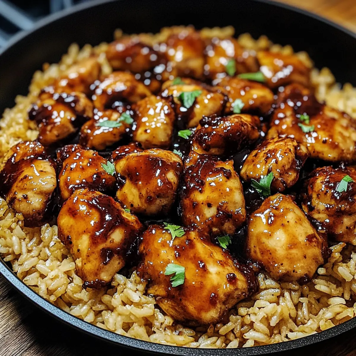 One-Pan Honey BBQ Chicken and Rice for Effortless Flavor 4 One-Pan Honey BBQ Chicken and Rice