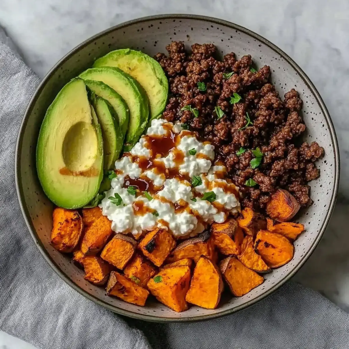 Savor the Delight: Ground Beef Hot Honey Bowl Recipe 2 3d9b56a8 cbb6 4c58 b87f 7082a79569dfbl gus3kg