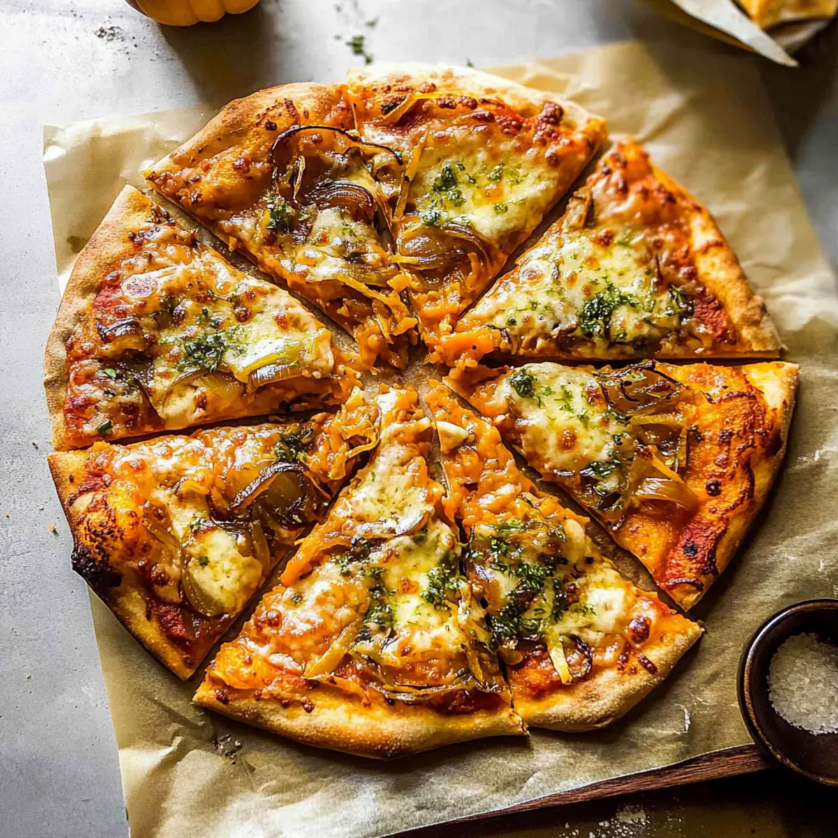 Pumpkin and Gouda Pizza