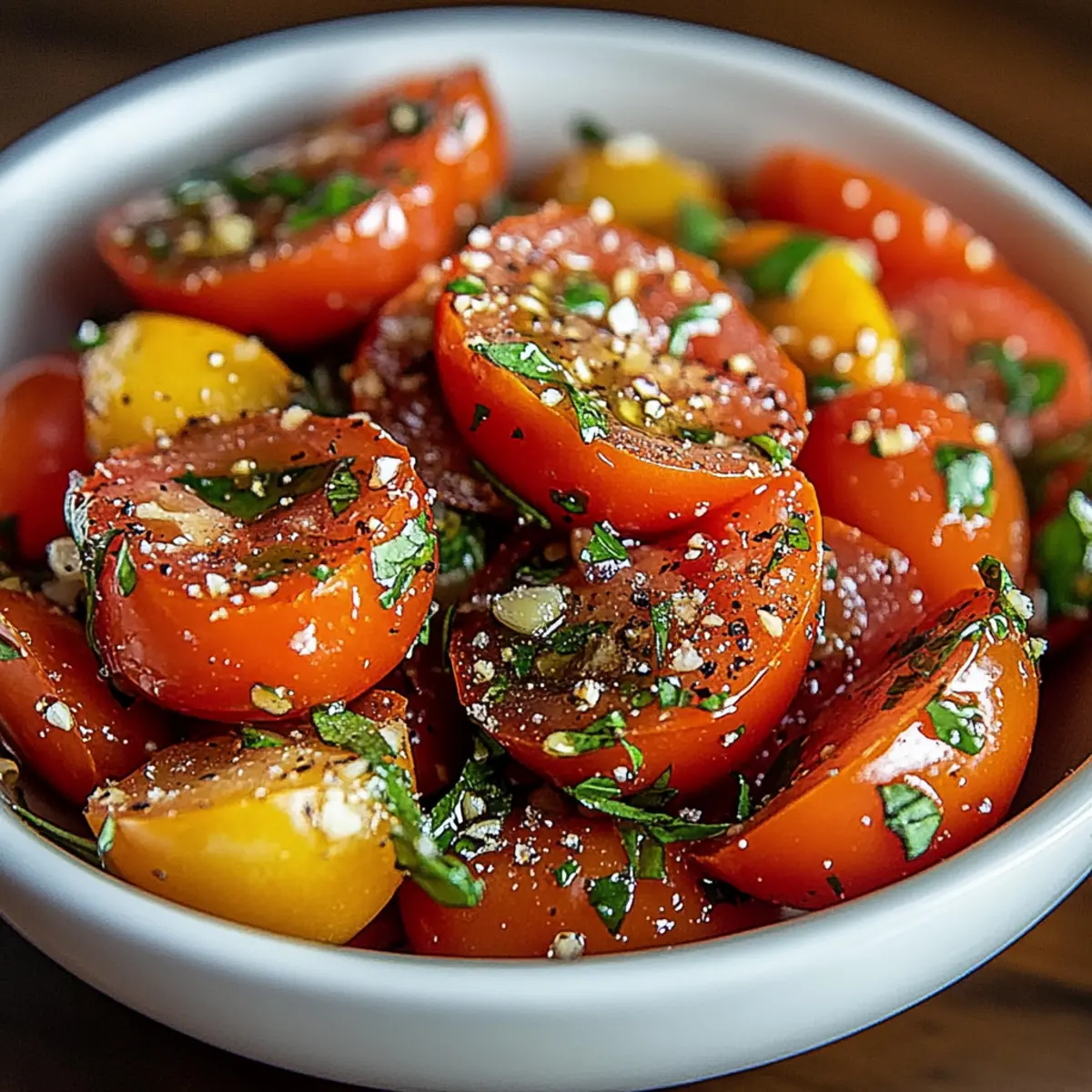 Fresh and Flavorful Tomato Garlic Salad to Brighten Your Day 3 774e5b45 7633 4c21 bfe3 890c308eb87fbr rfmioz