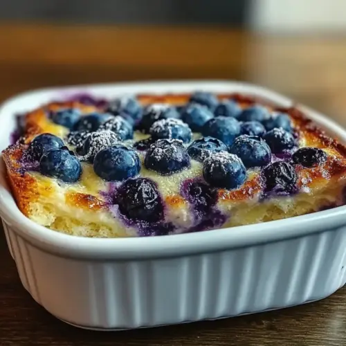 Blueberry Buttermilk Pancake Casserole for Effortless Mornings 6 Blueberry Buttermilk Pancake Casserole