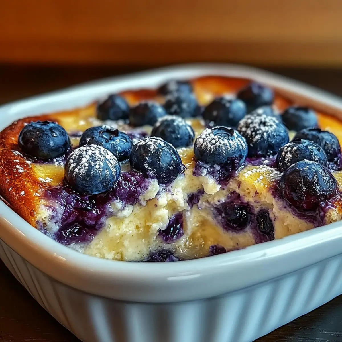 Blueberry Buttermilk Pancake Casserole