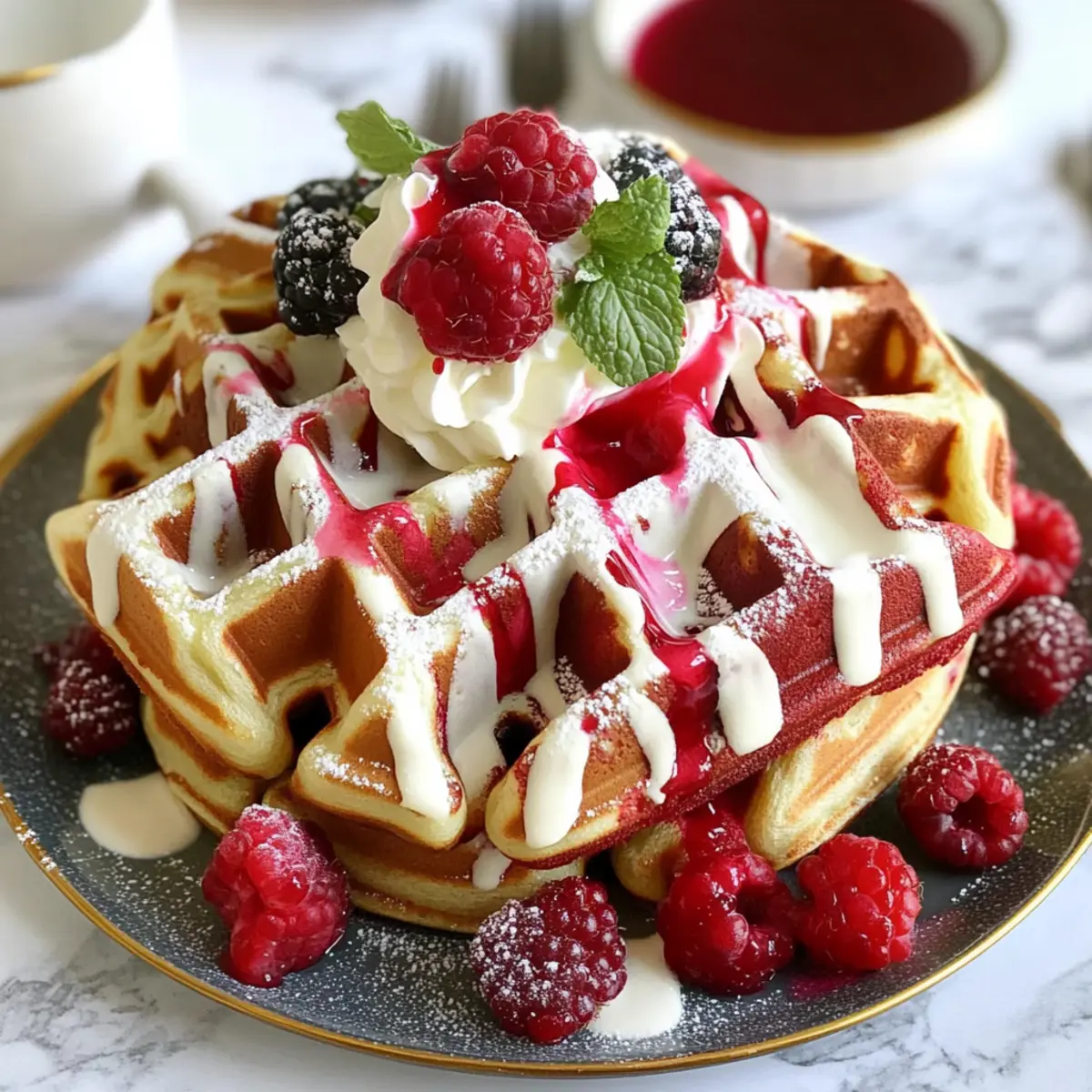Fluffy Red Velvet Marble Waffles for a Whimsical Breakfast 1 12bebd0d 393d 4571 92a0 545e278849d6tr jrcqrv