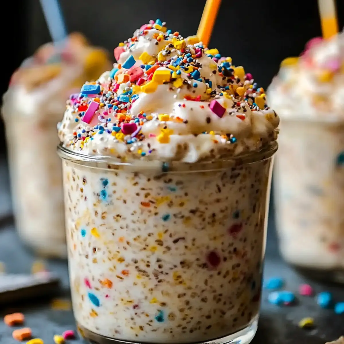 Birthday Cake Overnight Oats