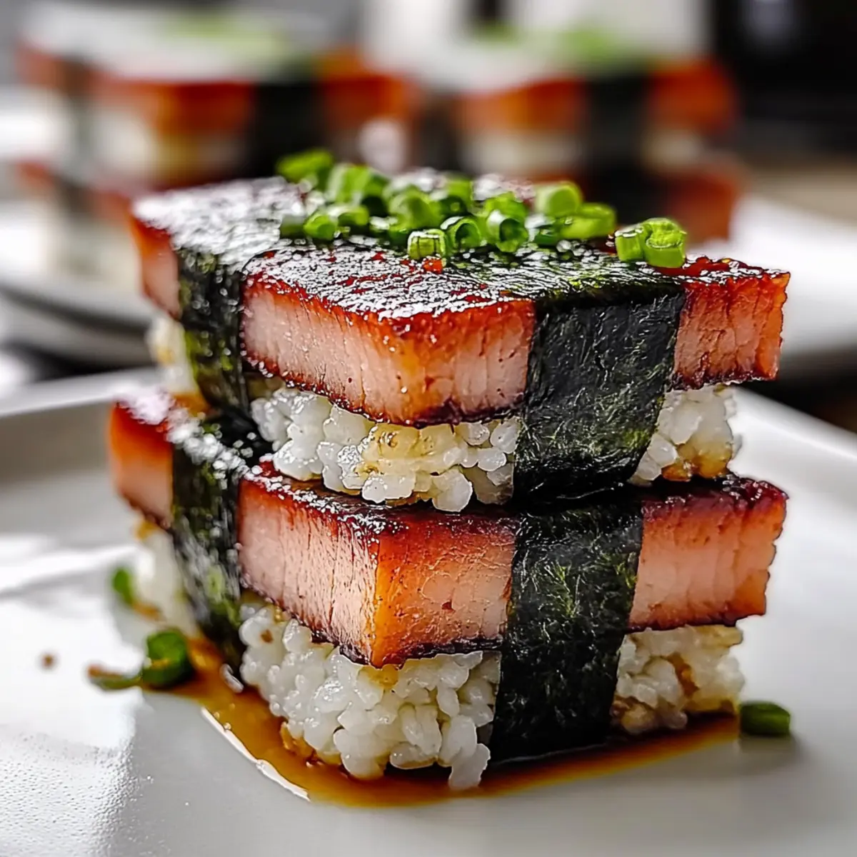 Delicious Hawaiian Spam Musubi Sushi