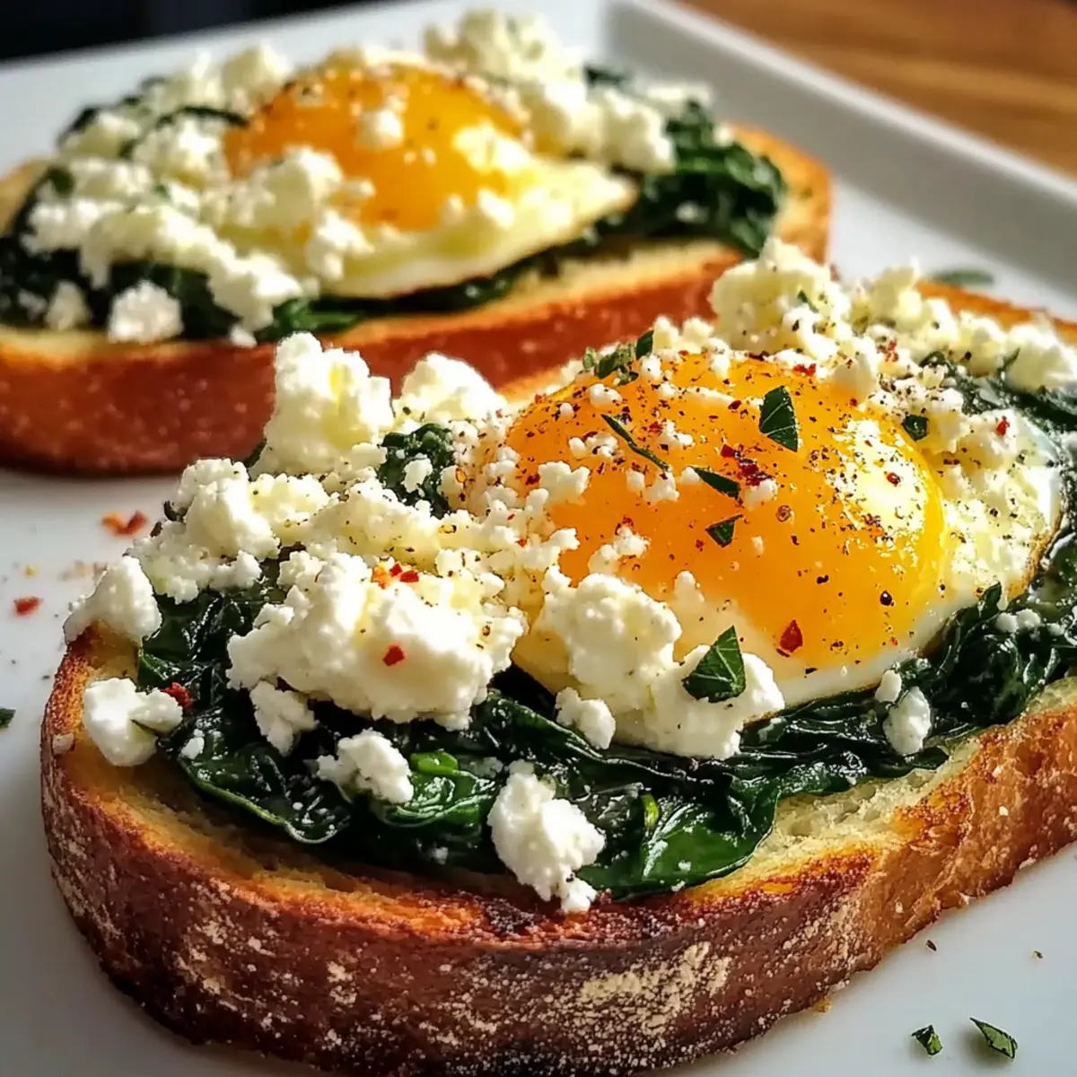 Delicious Spinach and Feta Egg Toast for a Gourmet Breakfast 2 a117da25 03ac 4964 b280 fd0a874dfffdbl mphef7