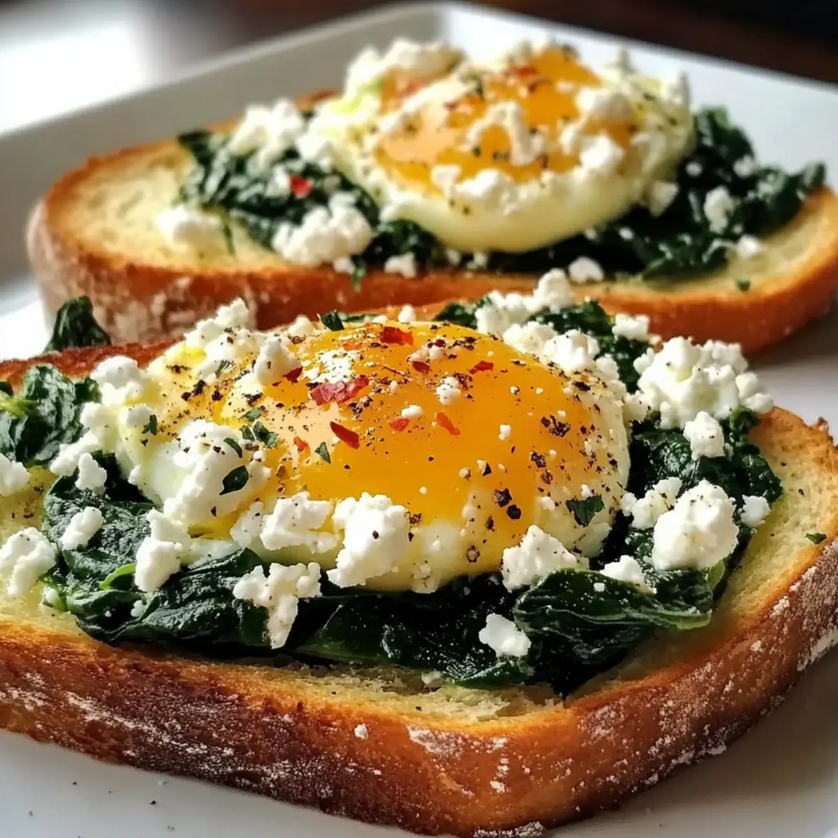 Delicious Spinach and Feta Egg Toast for a Gourmet Breakfast 3 a117da25 03ac 4964 b280 fd0a874dfffdbr udahjb