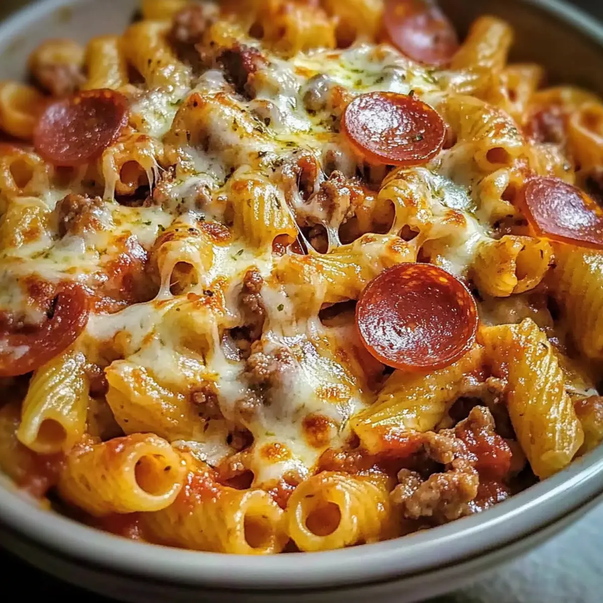 Crockpot Pizza Pasta